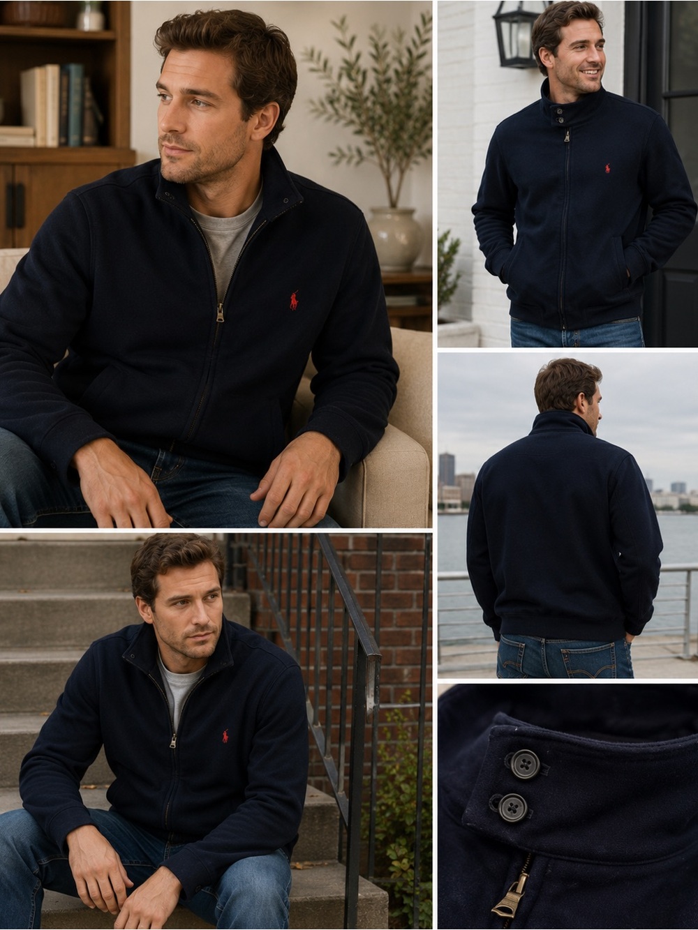 Polo Ralph Lauren Wool Blend Harrington Jacket XXL